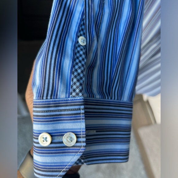 Bugatchi: Long-Sleeve Button Down Dress Shirt - Picture 4 of 5